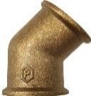 KOLENO VNÚTORNÝ ZÁVIT FF DN 3/4" 45°