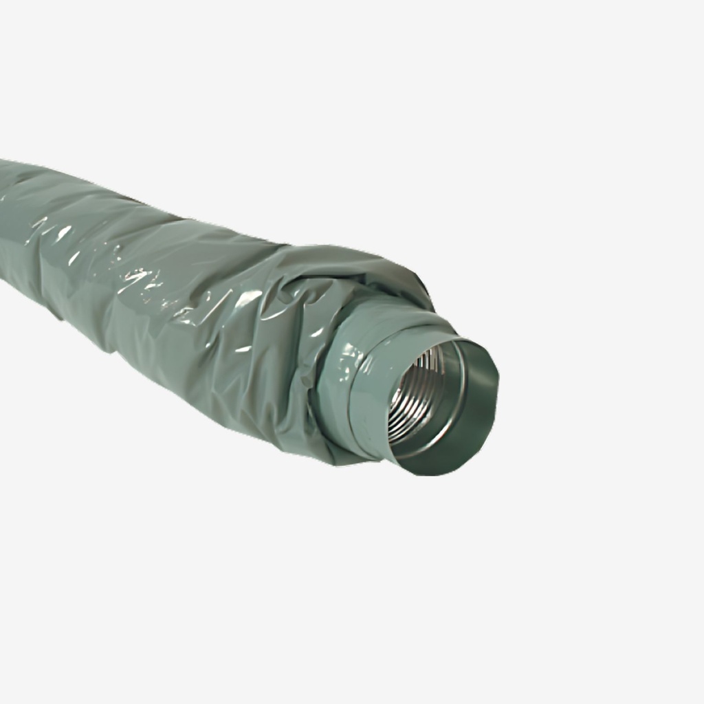 Flexibilný izolovaný tlmič hluku DN160 (FF), dĺžka 1.5m, izolácia 50mm