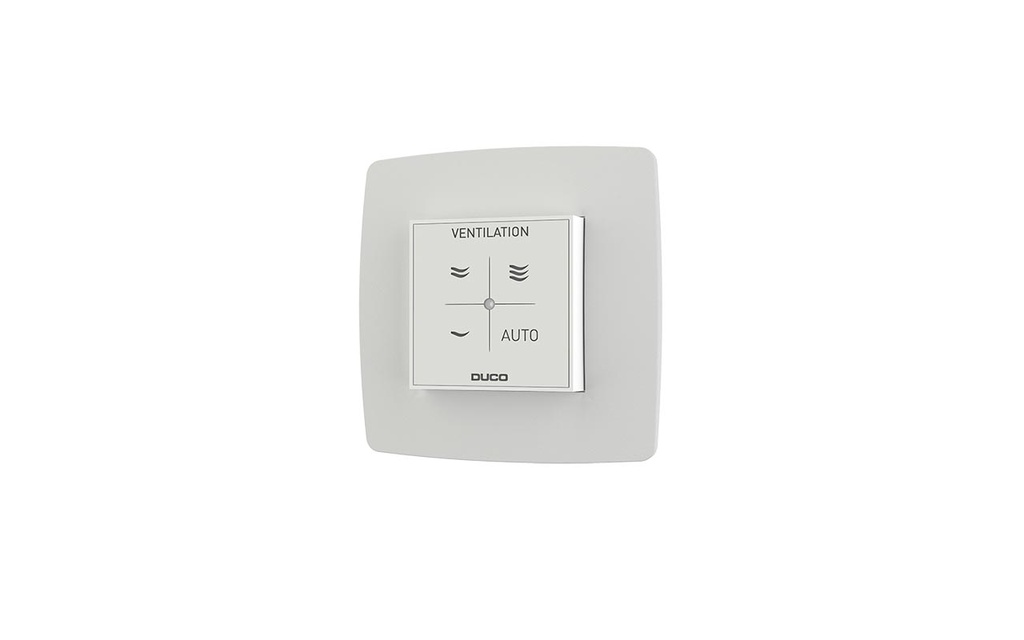 Duco Nástenný ovládač - RF / Batérie - biely