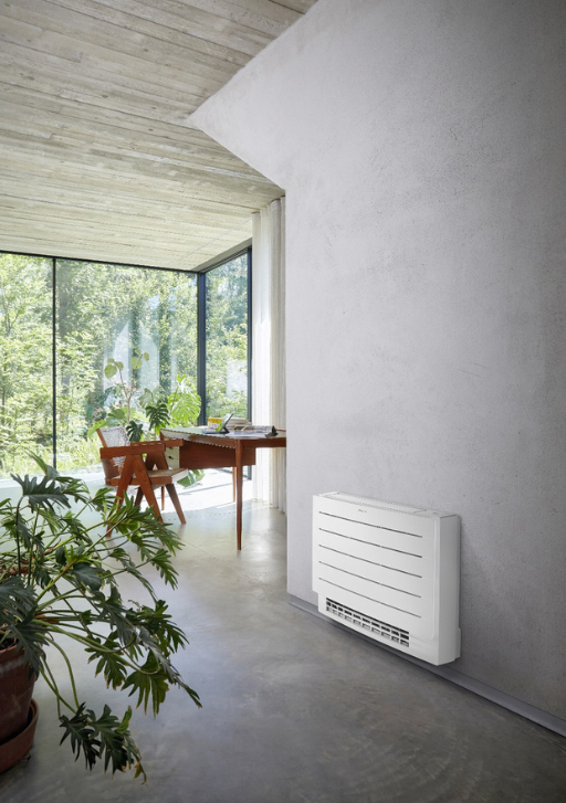 Daikin Perfera parapetná FVXM35B - vnútorná jednotka a diaľkový ovládač