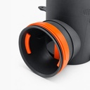 Prémiový prechodový box s regulátorom prietoku 1x90 / vnútorný Ø125 mm, 330 mm – foto 4