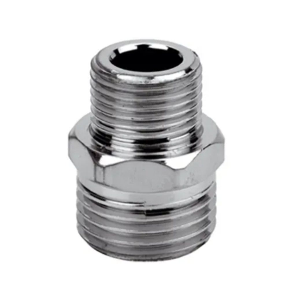 VSUVKA REDUK.VONKAJŠIE ZÁVITY DN1/2"x3/4" – chróm