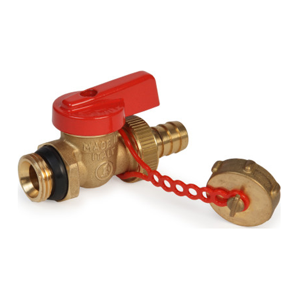 Vypúšťací guľový ventil Giacomini R608D 1/2" s krátkou páčkou